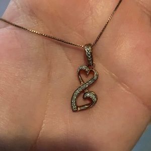 Rose gold necklace